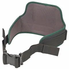 Comfort belt accessory for MSA OptimAir TL powered air-purifying respirators. Designed to secure the PAPR unit and distribute its weight across the user's hips, reducing fatigue during extended wear in industrial environments.