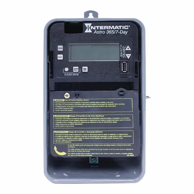 INTERMATIC Electronic Timer: 7 day, Astronomic, 120-277V AC, SPST - Digital Timer Switches