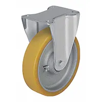 APPROVED VENDOR Plate Caster: Rigid, No Brake, Polyurethane, 6 in Wheel Dia, 2 in Wheel Wd, Slot (MPN BH-GTH 150K)