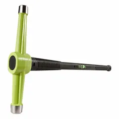 This splitting maul features a 10 lb steel head and a 38-inch steel handle for heavy-duty log splitting. Suitable for forestry, landscaping, and construction tasks requiring high-impact force.