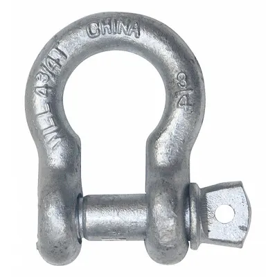 KINEDYNE Anchor Shackle, 6,500 lb WLL, 5/8 in Rope Dia - Anchor Shackles for Lifting