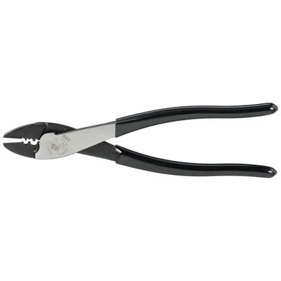 KLEIN TOOLS Crimper: For Non-Insulated Terminals - Pliers-Style Wire Connector & Terminal Crimpers