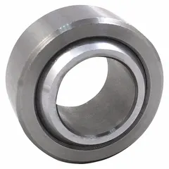 This self-lubricating spherical bearing features a PTFE liner for reduced maintenance in applications with misalignment and oscillating motion. It has a 2-3/8 in outside diameter and 0.937 in outer ring width, suitable for linkages, steering systems, and suspension components.