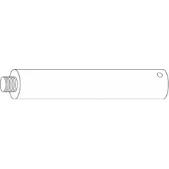 This LCN electromagnetic door holder is designed for fail-safe operation, releasing the door to close upon power interruption. Constructed with an aluminum body, it is suited for use in fire-rated door assemblies where automatic closure is required to meet building safety codes.