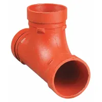 GRUVLOK Metal Pipe Tee: Tee, 2 in x 2 in x 2 in, Ductile Iron, EPDM Seal, 300 psi @ 150°F (MPN 0390016806)
