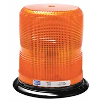 ECCO Beacon Light: Flashing Beacon, Amber, 6 11/16 in Overall Ht, LED, 12-24V DC (MPN 7970A)