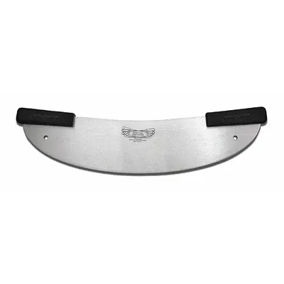 DEXTER RUSSELL Pizza Rocker Knife: 2 Handles, 20 in Blade Lg, Polypropylene, Black - Furnishings, Appliances and Hospitality
