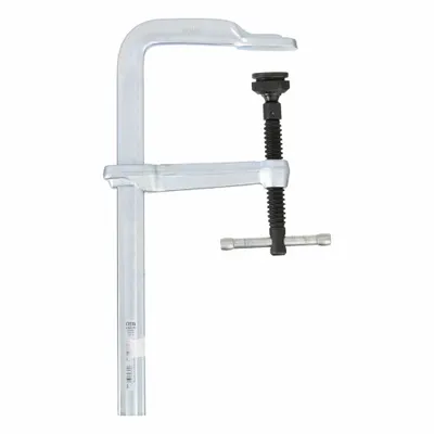 BESSEY Bar Clamp: Heavy Duty, Sliding T Handle, 12 in Jaw Opening - Max, 2,660 lb Clamping Force - Bar Clamps