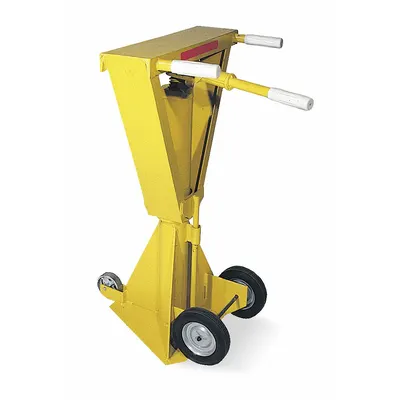 DAYTON Trailer Stabilizing Jack: Ratchet, 40,000 lb Max Lifting Capacity, 39 1/2 in Min Lift Ht - Ratchet-Operated Trailer-Stabilizing Jacks