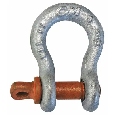 COLUMBUS MCKINNON CORP. Anchor Shackle: Anchor Shackle, 2,000 lb Working Load Limit - Anchor Shackles for Lifting