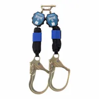 WERNER Self-Retracting Lifelines: 2 7/16 inSteel Rebar Hook Anchor, Harness Steel Quick-Connect (MPN R433006-SR)