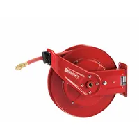 Spring Return Garden Hose Reel: 35 ft (5/8 in I.D.), 3/4 in MGHT, 200 psi Max Op Pressure, Steel (MPN GC7535 OLP)
