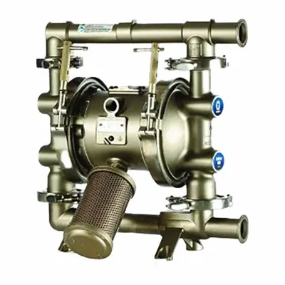 GRACO Food Grade AODD Pump: Stainless Steel, 1 1/2 in, Tri-Clamp, 41 gpm - FDA-Compliant AODD Pumps