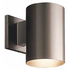 This LED decorative wall light delivers 788 lumens at 3000K color temperature, consuming 17 watts on 120V AC. It features an aluminum housing with an overall height of 7 1/4 inches. Suitable for accent lighting in commercial or residential settings, including covered outdoor areas.