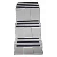 APPROVED VENDOR Step Stool: 3 Steps, 2.4 ft Overall Ht, 500 lb Load Cap, Plastic, 2.4 ft Standing Ht