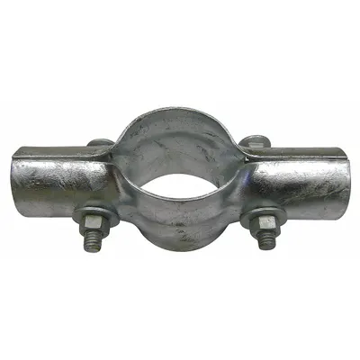 OEM Steel Line Rail Clamp, Includes Two Sets of Nuts and Bolts - Fence Hardware