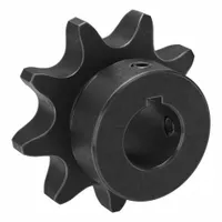 TSUBAKI Single Strand Sprocket: 60, For 3/4 in Chain Pitch, 3/4 in Bore Dia, 9 Teeth, Steel (MPN 60B9FL)