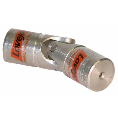 LOVEJOY Universal Joint: Carbon Steel, D-6, Solid, 3 3/8 in Overall Lg, 1 in Outside Dia - General Purpose Universal Joints for Machining