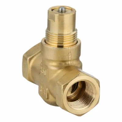 Siemens Hydronic Globe Valve: 2-Way, 6.3 CV Flow, 3/4 in Female NPT, Brass Body - 2-Way NPT Connection Globe Valves