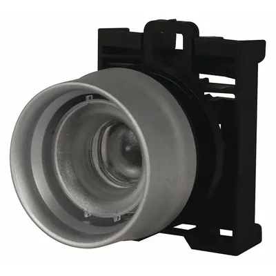 EATON Flush Push Button: 22 mm Mounting Size, Non-Metallic - Illuminated Flush-Mount Push-Button Operators