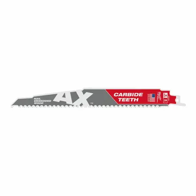 MILWAUKEE Reciprocating Saw Blade: 5 Teeth per Inch, 9 in Blade Lg, 0.05 in Blade Thick - General Purpose Blades