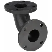 Metal Pipe Elbow: 3 in x 3 in, Flange x Flange, Class 125, 175 psi @ 150° F, 90° Elbow, Cast Iron (MPN 0306000803)