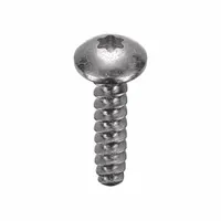 Thread Forming Screw: #2 Size, 3/8 in Lg, Stainless Steel, Plain, Torx Plus®, Pan, 50 PK (MPN 450350)