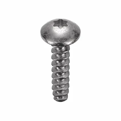 TAMPER PRUF SCREW Thread Forming Screw: #2 Size, 3/8 in Lg, Stainless Steel, Plain, Torx Plus - Pan Head Sheet Metal Screws
