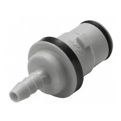 COLDER Quick Connection Coupling: Straight, 1/8 in ID Size, Barbed x Barbed, Polypropylene - Polypropylene Quick-Disconnect Tube Fittings