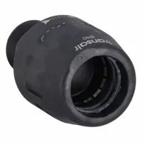 TRANSAIR Push-Fit Adapter Fitting: 1 1/2 in OD x 1 1/4 in Pipe Size, Push-to-Connect x MNPT, Black (MPN 6605 40 43GR)