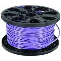 Building Wire: Copper, 8 AWG, 1 Conductors, Stranded, Purple, 500 ft Lg, THHN (MPN 25658612)