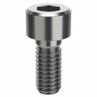 Socket Head Cap Screw: M6x1.00 Thread Size, 14 mm Lg, Std, Plain, Stainless Steel, 316 H5 (MPN ZSS616M6X14)