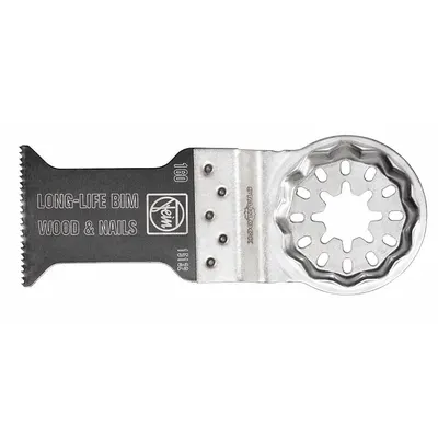 FEIN Oscillating Tool Blade: 2 in Blade Wd, 3 13/16 in Overall Lg - Starlock Mounted Blades