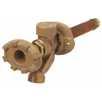 WOODFORD MFG. Sillcock: Handwheel, Brass, Powder Coated, Aluminum, 1/2 in Inlet Connection Size, NPT (MPN 19CP-12)