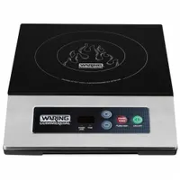Light-Duty Commercial Induction Range: 1 Stations, Digital, Tempered Glass, 120V AC (MPN WIH200)