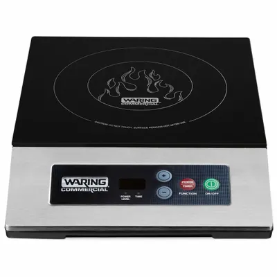 WARING COMMERCIAL Light-Duty Commercial Induction Range: 1 Stations, Digital, Tempered Glass - Induction Ranges
