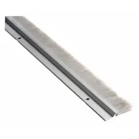 NATIONAL GUARD Door Sweep: Brush Insert, Aluminum, 48 in Lg, 1 7/8 in Wd, Aluminum (MPN 601A-48)