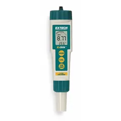 The EXTECH CL200 is a pocket multiparameter tester configured for measuring total residual chlorine and water temperature. It includes instructions and 50 reagent tablets for on-site analysis. Typical applications include water quality testing in municipal water treatment, pool maintenance, and industrial process monitoring.
