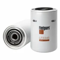 FLEETGUARD Oil Filter: 1"-12 Thread Size, 8 15/16 in Overall Ht, 7 1/8 in Overall Lg, Oil, Cellulose (MPN LF3346)
