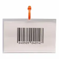 AIGNER INDEX Label Holder: 6 in x 4 in, Clear, Slide-In, 12 Label Holders, Hanging, Plastic, 12 PK (MPN HV-46)