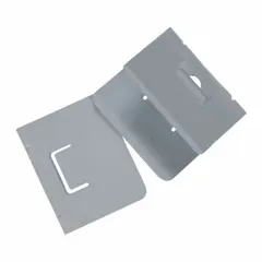 This mounting clip is designed for use with the DIODE LED Linaire series of flexible linear LED lighting. It features a side bend configuration and measures 12/25 inches in width and 39/50 inches in height. The clip secures LED channels or strips to surfaces in architectural, commercial, and residential installations.