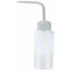 Wide Mouthed Standard Spout Wash Bottle, 250 mL, Colorless, Nonvented, No Imprinting