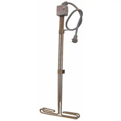 TEMPCO Sanitizing Sink/Tank Immersion Heater: 1 Phase, 240V AC, 6,000 W Watt - Suspended Immersion Heaters