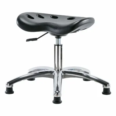 OEM Tractor Stool: Polyurethane, Ht Range 17 in to 22 in, 17 in Seat Wd, 14 in Seat Dp - Polyurethane Lab Stools