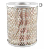 Round/oval engine air filter with axial seal and 3/8 in inside diameter. Designed for use in Datsun vehicles to filter incoming air and protect the engine from contaminants