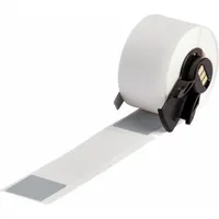 Wraparound Label: 4 in x 1 in, 1 in, Vinyl, Gray (Matte), For 1 AWG to 500 kcmil Wire Gauge (MPN M6-23-427-GY)
