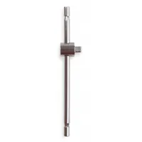 WESTWARD Sliding Bar: 3/4 in Drive, 18 in Lg, Smooth Grip, Alloy Steel, Chrome (MPN 5MZ16)