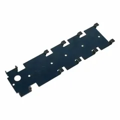 Wall-mount bracket for PATLITE WME series modular tower lights. Secures the tower light to a vertical surface in industrial settings. Silver housing, overall height 8 7/16 in. Manufacturer part number B85130021-2F1.