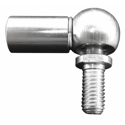 BANSBACH EASYLIFT Elbow End Fitting: Zinc-Plated Steel - Gas Spring End Fittings