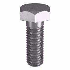 Grade B8M heavy hex bolt with 1/2"-13 thread size, manufactured to ASTM A193 material standards and ASME B18.2.1 dimensional standards. This inch-system structural bolt is supplied in a small pack without a nut. Commonly used in high-temperature and corrosive environments such as pressure vessels, piping flanges, and industrial equipment.